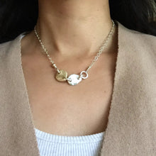 Load image into Gallery viewer, Orange Avocado 2 Molten Necklace