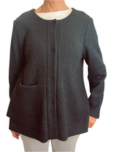 Charger l'image dans la galerie, Luana Boiled Wool Black
