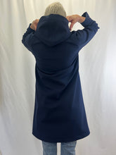 Load image into Gallery viewer, Fern Raincoat Navy