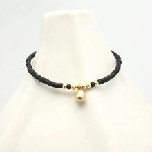 Charger l'image dans la galerie, Orange Avocado Arctic Blossoms Jet and Bronze Petite Bud Bracelet