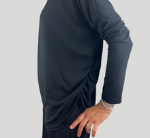 Load image into Gallery viewer, Roxette Top Tencel Jersey Black