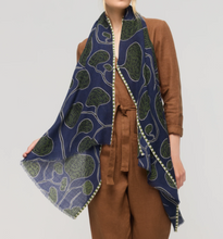 Load image into Gallery viewer, Princesse et Dragons Gemma Scarf Navy Blue