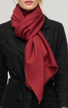 Load image into Gallery viewer, Princesse et Dragons Solstice Scarf Red