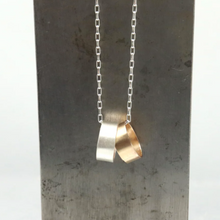 Load image into Gallery viewer, Orange Avocado Cylinder Necklace