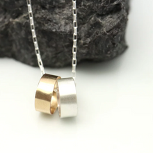 Load image into Gallery viewer, Orange Avocado Cylinder Necklace