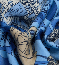 Charger l'image dans la galerie, Inoui Editions Scarf 100 Rome Blue