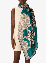 Charger l'image dans la galerie, Inoui Editions Scarf 100 Vague Turquoise