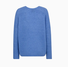 Load image into Gallery viewer, Mos Mosh Thora V-neck Knit Top Ultramarine