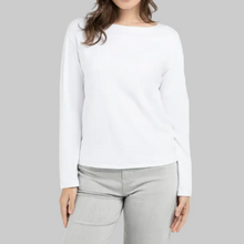 Charger l'image dans la galerie, YAYA Long Sleeve Top with Seam White