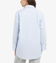 Charger l'image dans la galerie, YAYA Striped Boyfriend Shirt Ice Blue