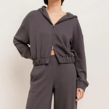 Charger l'image dans la galerie, Paper Label Brea Zip Up Hoodie Grey