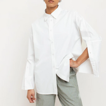 Charger l'image dans la galerie, Paper Label Tanzi Placket Shirt White