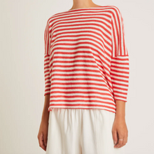 Charger l'image dans la galerie, Naif Seina Sweater Ivory/Poppy Red