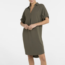 Charger l'image dans la galerie, YAYA V-neck Dress Khaki