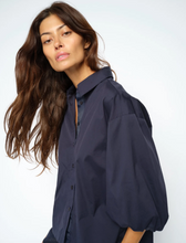 Load image into Gallery viewer, Mos Mosh Vinita 3/4 Shirt Salute Navy