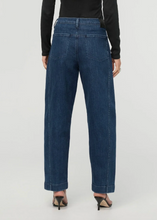 Load image into Gallery viewer, Du/er Performance Denim High Rise Barrel Dark Stone