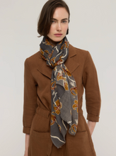 Charger l'image dans la galerie, Princesse et Dragons Lily Scarf Grey and Golden