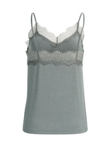 Load image into Gallery viewer, YAYA Cami with Lace Grey