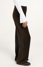 Load image into Gallery viewer, YAYA Velour Wide Leg Trouser Brown