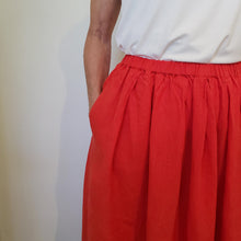 Load image into Gallery viewer, Naif Belly Skirt Poppy Red