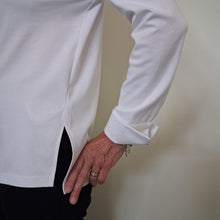 Charger l'image dans la galerie, YAYA Long Sleeve Jersey Top with Cuffs White