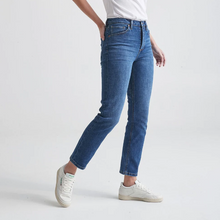 Load image into Gallery viewer, Du/er Denim High Rise Straight Medium Blue