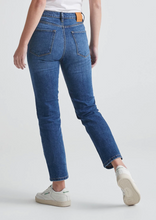 Load image into Gallery viewer, Du/er Denim High Rise Straight Medium Blue