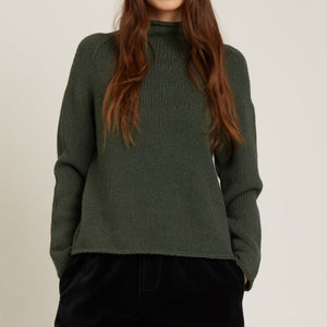 Naif Amaris Sweater Forest Green
