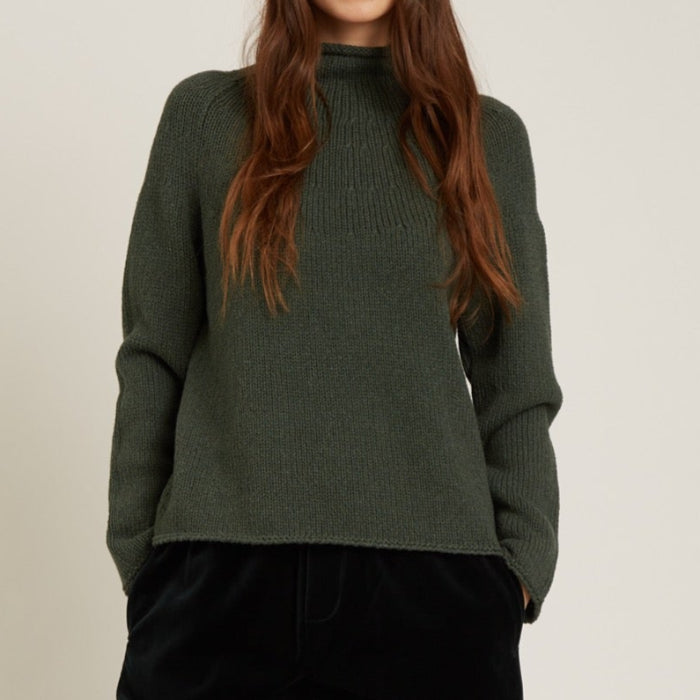 Naif Amaris Sweater Forest Green