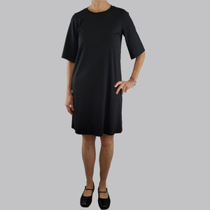 Charlotte Dress LW Ponte Black
