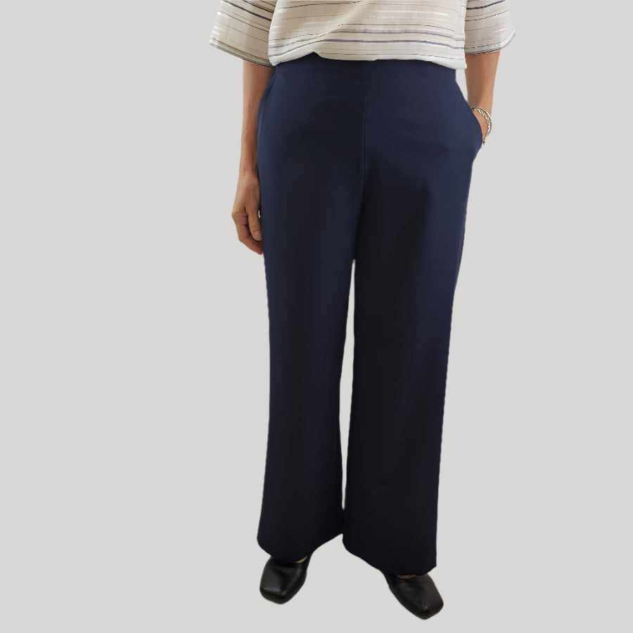 Marlena Pant LW Stretch Suiting Navy