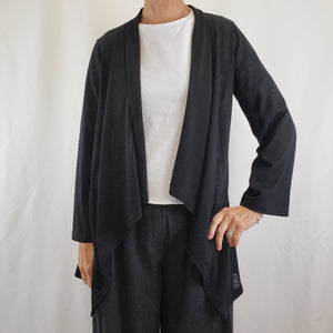 Alaya Cardigan Black Wool