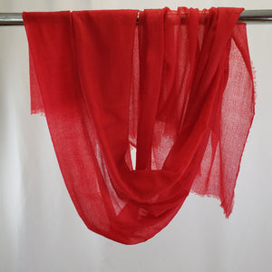 Kemi Scarf Paper Wool Red