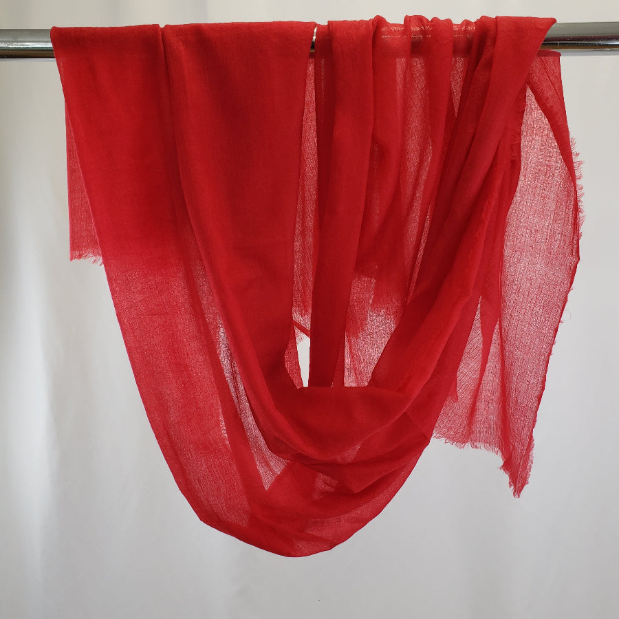 Kemi Scarf Paper Wool Red