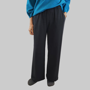 Marlena Pant Tencel Terry Black
