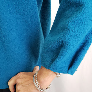 Sveta Top Cotton Fleece Teal