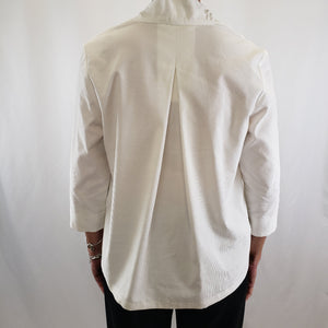 Sareena Top Corduroy White