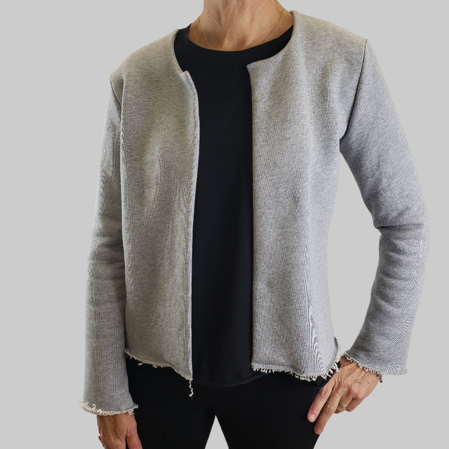 Carlita Big Loop Cotton Grey