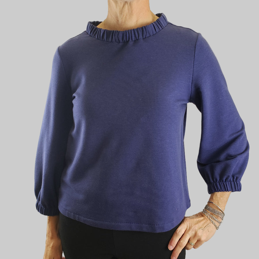 Didi Top Tencel Terry Indigo