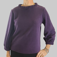 Load image into Gallery viewer, Didi Top Cotton Fleece Burgundy
