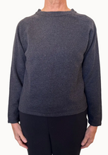 Load image into Gallery viewer, Le Petit Pull Clara Sweater Charcoal
