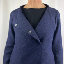 Load image into Gallery viewer, Alba Jacket Linen Cotton Navy
