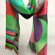 Load image into Gallery viewer, Kemi Scarf Puzzle Green
