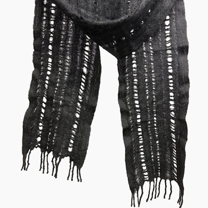 Narrow Bark Scarf Grey