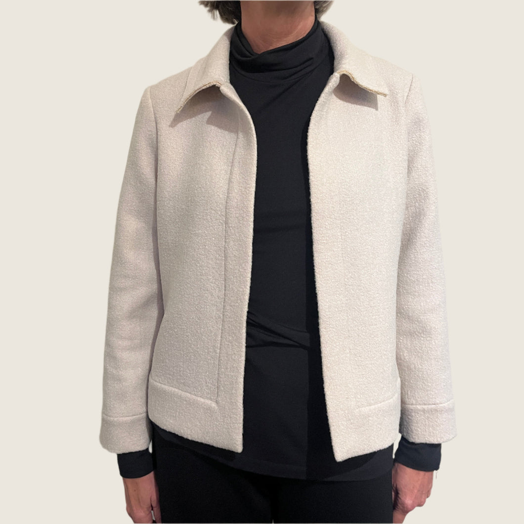 Rula Jacket Off White Wool