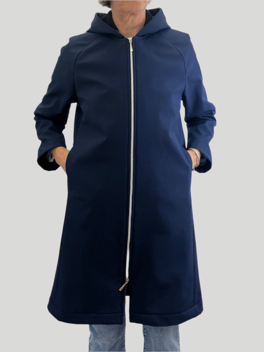 Fern Raincoat Navy