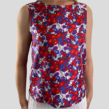 Charger l&#39;image dans la galerie, Jayne Tank with Slits Floral Silk
