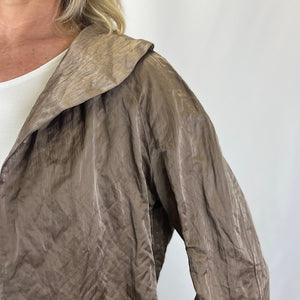 Sandrine Crinkle Satin Sand