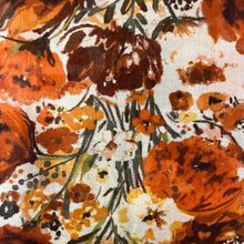 Load image into Gallery viewer, Winter bouquet scarf rust
