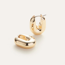 Load image into Gallery viewer, Puffy ULink Earrings Gold

